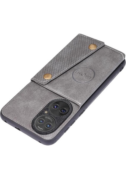 Huawei P50 Pro Kart Tutucu Buit Için Cüzdan Durumda Demir Cüzdan Durumda (Yurt Dışından) fiyatları