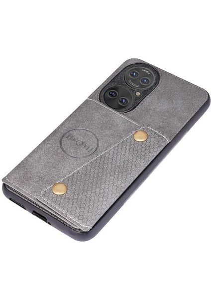 Huawei P50 Pro Kart Tutucu Buit Için Cüzdan Durumda Demir Cüzdan Durumda (Yurt Dışından) fırsatları