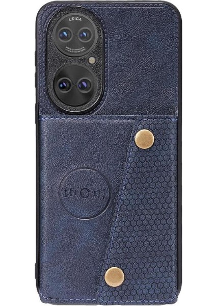 Huawei P50 Pro Kart Tutucu Buit Için Cüzdan Durumda Demir Cüzdan Durumda (Yurt Dışından) fiyatları