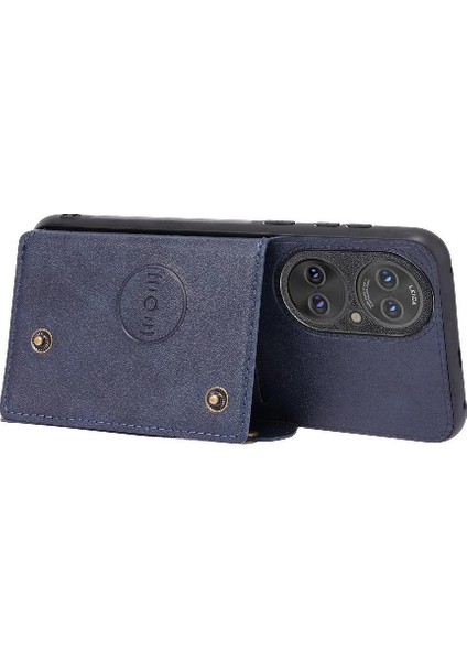 Huawei P50 Pro Kart Tutucu Buit Için Cüzdan Durumda Demir Cüzdan Durumda (Yurt Dışından) indirimleri