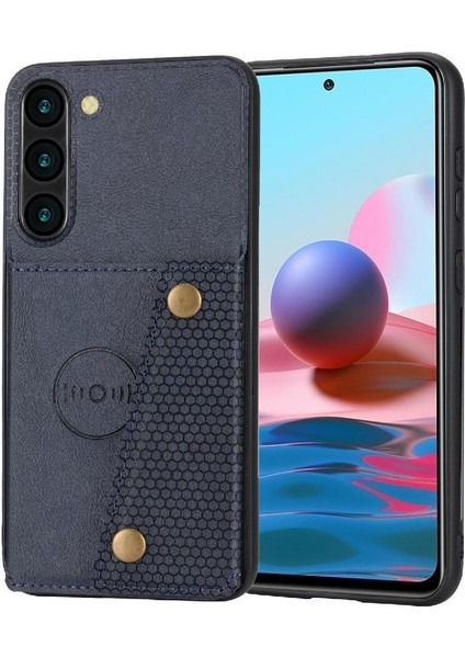 Samsung Galaxy S23 Buit Için Cüzdan Kılıf Demir Cüzdan Kılıf Kickstand Kart (Yurt Dışından)