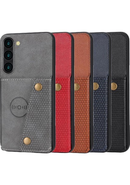 Samsung Galaxy S23 Buit Için Cüzdan Kılıf Demir Cüzdan Kılıf Kickstand Kart (Yurt Dışından) fırsatları