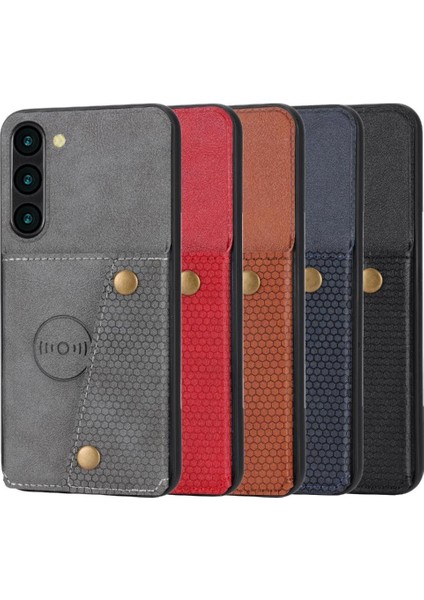 Samsung Galaxy S23 Buit Için Cüzdan Kılıf Demir Cüzdan Kılıf Kickstand Kart (Yurt Dışından) fırsatları