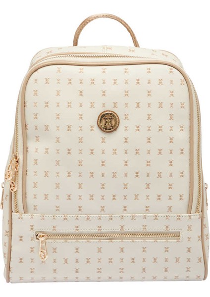 Bej Print Kadın Sırt Çantası - S1SR00079606-U4A