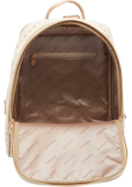 Bej Print Kadın Sırt Çantası - S1SR00079606-U4A