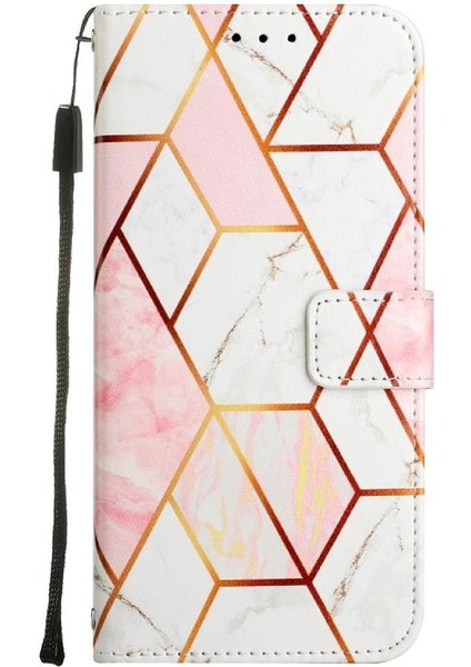 Tecno Camon 30 Premier 5g Pu Deri Mermer Desen Kickstand Için Kılıf (Yurt Dışından)
