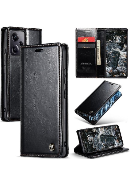 Xiaomi Redmi Not 12 Pro Artı 5g Manyetik Cüzdan Kickstand Için Flip Case (Yurt Dışından)