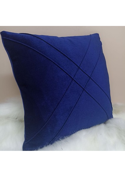 Çapraz Desenli Dekoratif Kırlent Kılıfı