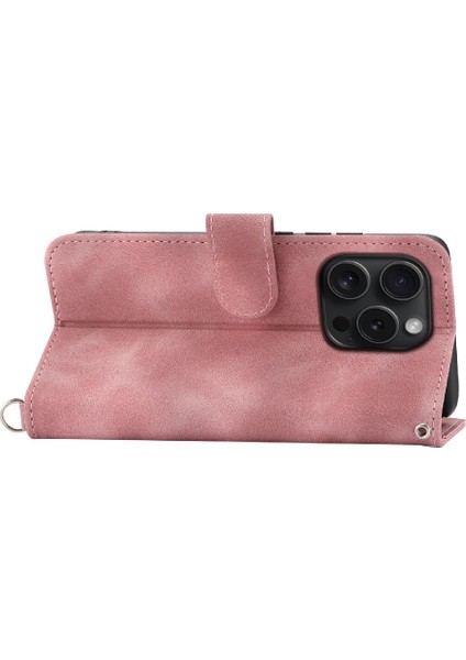 Iphone 15 Pro Darbeye Çoklu Kredi Kartı Yuvaları Için Flip Case (Yurt Dışından)