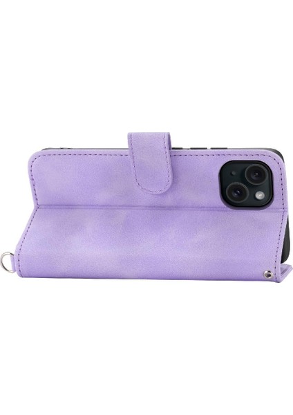 Iphone 15 Için Flip Case Artı Çoklu Kredi Kartı Yuvaları Darbeye (Yurt Dışından)