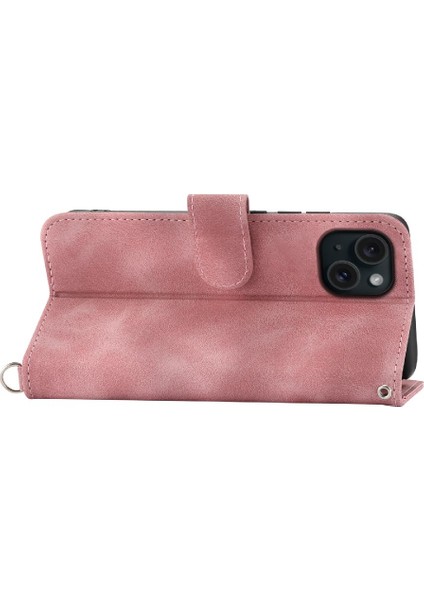 Iphone 15 Için Flip Case Artı Çoklu Kredi Kartı Yuvaları Darbeye (Yurt Dışından)