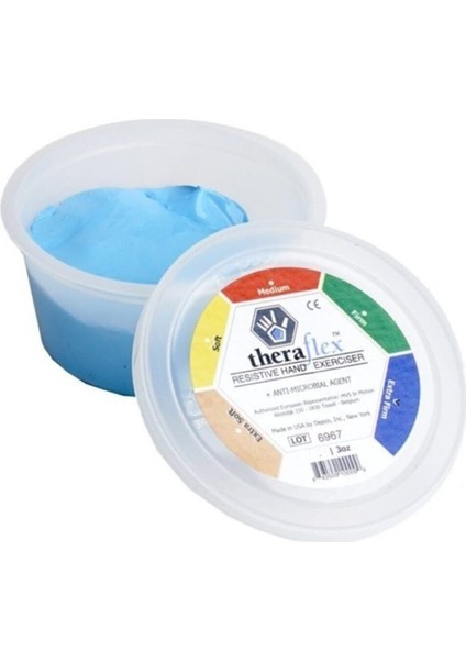 Theraflex El Egzersiz Hamuru Mavi Renk 57 gr