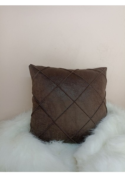 Baklava Desenli Dekoratif Kırlent Kılıfı