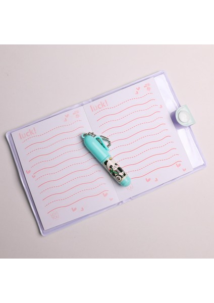 Sevimli Panda Kalemli Set Defter Çizgili fiyatları