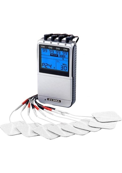 Everyway EV-906A Portatif Digital Dört 4 Kanallı Masaj/tens/ems Cihazı Aleti modelleri