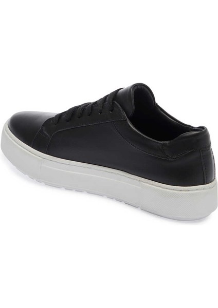 Siyah Hakiki Deri Kadın Sneaker - K24I1AY67102-A23