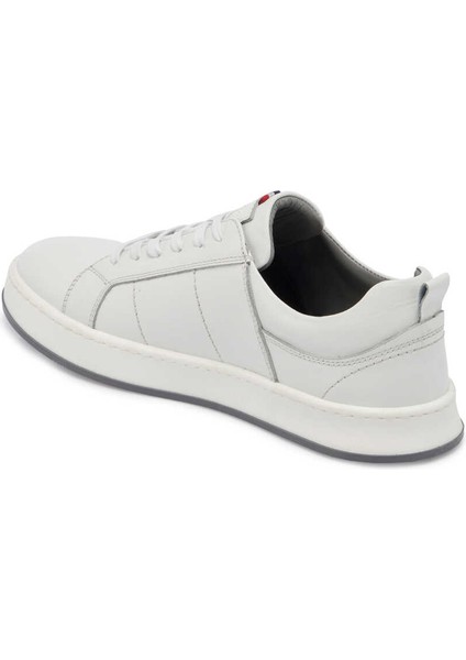 Beyaz Hakiki Deri Erkek Sneaker - E24I1AY56628-A26