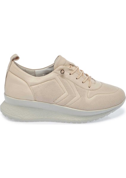 Bej Hakiki Deri Kadın Sneaker - K24I1AY67094-A25
