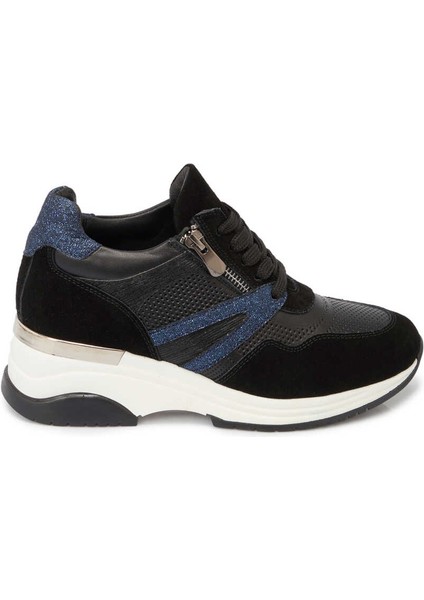 Siyah Hakiki Deri Kadın Sneaker - K24I1AY67193-A23 indirimleri