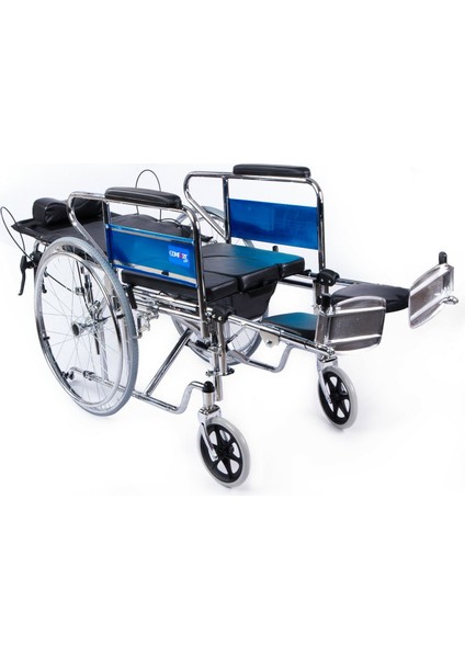 Comfort Plus KY608GC Sırtı Yatar Ayak Kalkar Tuvalet Özellikli Tekerlekli Sandalye modelleri