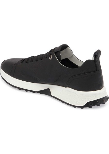 Siyah Hakiki Deri Erkek Sneaker - E24I1AY56703-A41