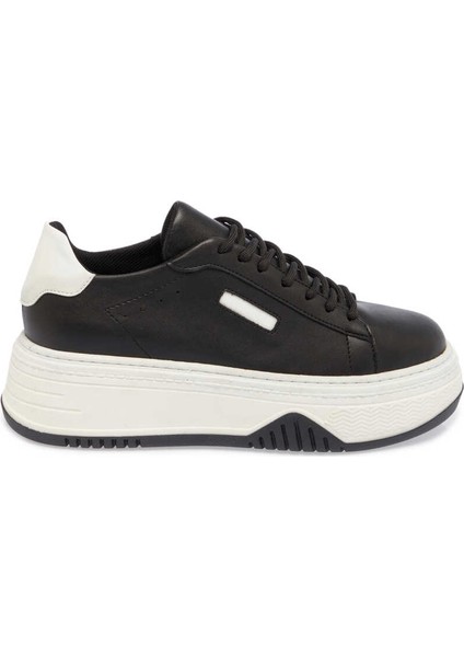 Siyah Vegan Kadın Sneaker - K24I1AY67361-O3C