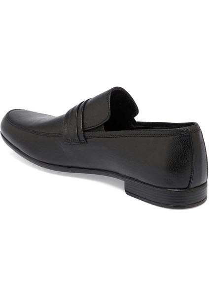 Siyah Hakiki Deri Erkek Loafer - E24I1AY56594-A23