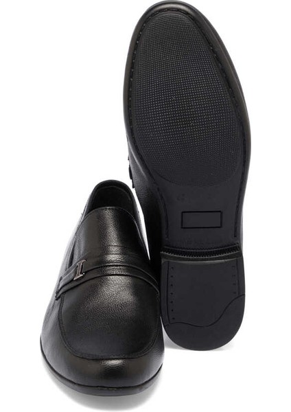 Siyah Hakiki Deri Erkek Loafer - E24I1AY56594-A23