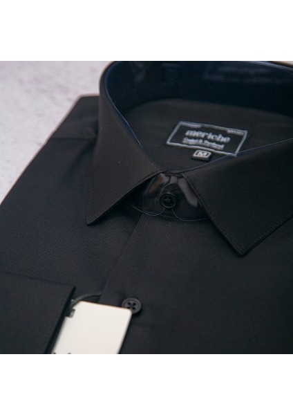 Erkek Klasik Slim Fit Saten Gömlek modelleri