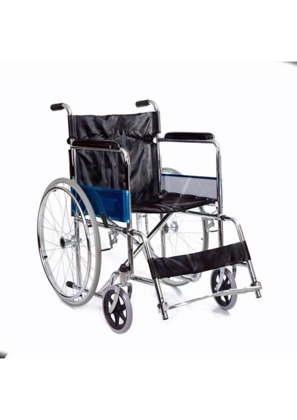 Comfort Plus BZ809 Derili Nikelaj Kaplı Standart Tekerlekli Sandalye