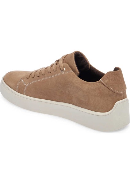 Kum Hakiki Nubuk Deri Erkek Sneaker - E24I1AY56745-B21
