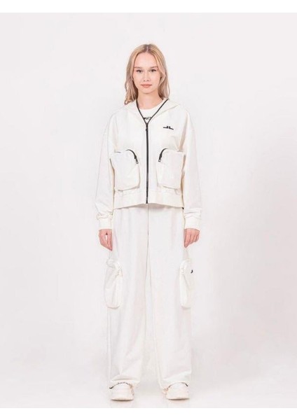 Kız Çocuk Pamuklu Fermuarlı Kapüşonlu Büyük Cepli Sweatshirt fiyatları