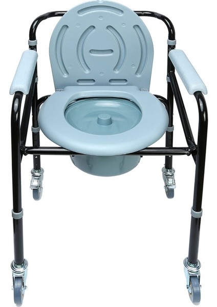 KY696 Tekerlekli Tuvaletli Banyo Sandalyesi