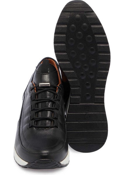 Siyah Hakiki Deri Kadın Sneaker - K24I1AY67145-A23 fırsatları