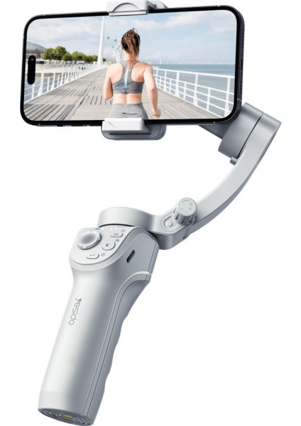 SFF18 360 Derece Otomatik Yüz Takipli Tripodlu Bt 5.0 Selfie Gimbal