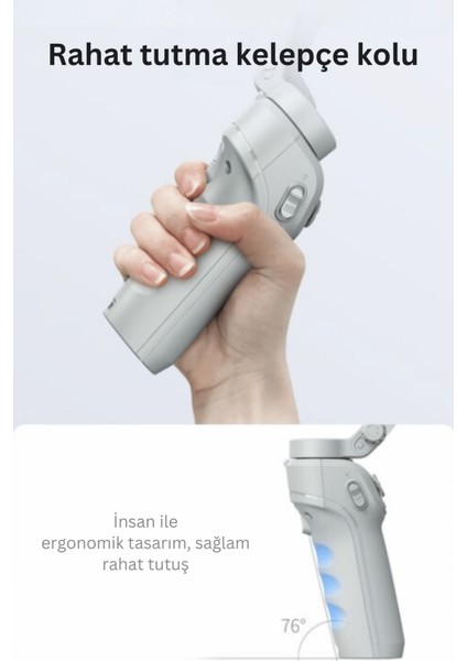 SFF18 360 Derece Otomatik Yüz Takipli Tripodlu Bt 5.0 Selfie Gimbal indirimleri