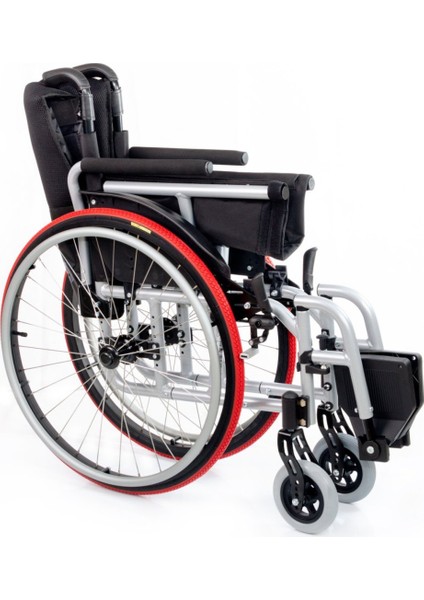 Comfort Plus DM-315 Active Hafif Manuel Alüminyum Tekerlekli Sandalye (Oturma Genişliği 38 Cm)