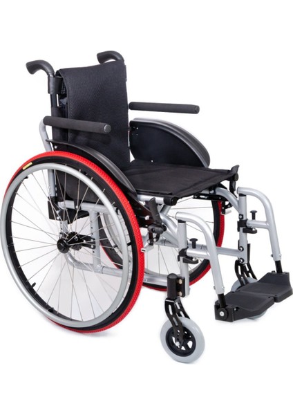 Comfort Plus DM-315 Active Hafif Manuel Alüminyum Tekerlekli Sandalye (Oturma Genişliği 38 Cm)