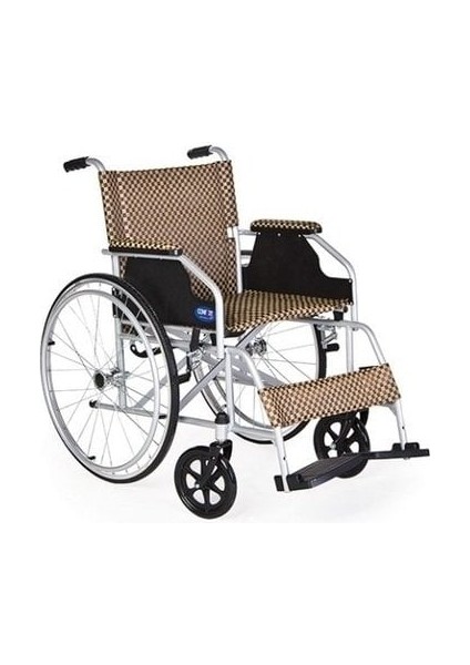 Comfort Plus DY1868 Ekose Kumaş Tekerlekli Sandalye