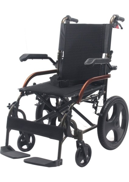Comfort Plus GK863LABJ-12 Jet Black Transfer Alüminyum Tekerlekli Sandalye fiyatları