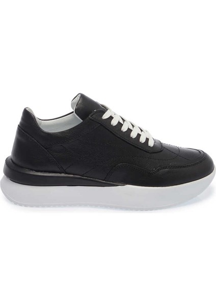 Siyah Hakiki Deri Kadın Sneaker - K24I1AY67314-A23 modelleri