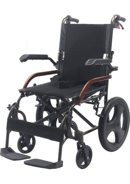 Comfort Plus GK863LABJ-12 Jet Black Transfer Alüminyum Tekerlekli Sandalye