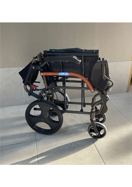 Comfort Plus GK863LABJ-12 Jet Black Transfer Alüminyum Tekerlekli Sandalye