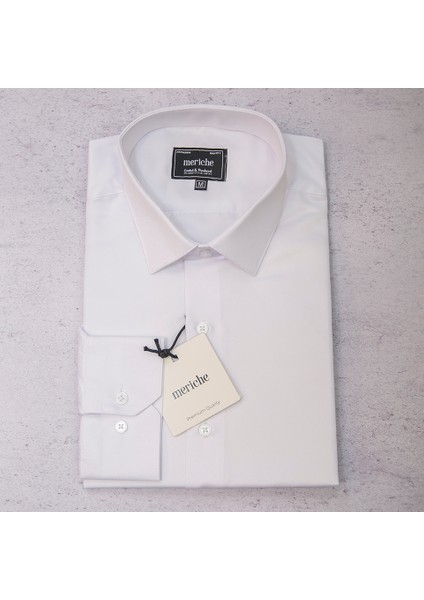 Erkek Klasik Slim Fit Saten Gömlek indirimleri