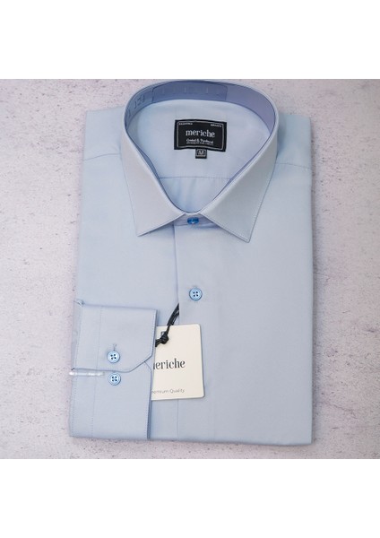 Erkek Klasik Slim Fit Saten Gömlek indirimleri