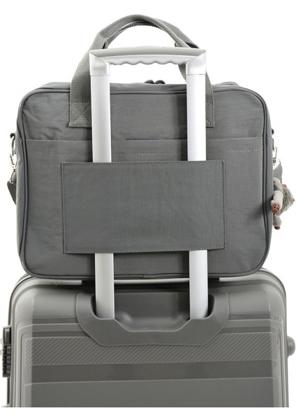 Unisex Klinkır Suya Dayanıklı Laptop Bölmeli Çapraz Askılı Koyu Gri Renkli Evrak ve Laptop Çantası fiyatları