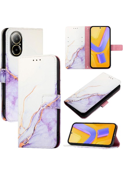 Oppo Realme C67 4g Pu Deri Kickstand Cüzdan Mermer Desen Için Kılıf (Yurt Dışından) indirimleri