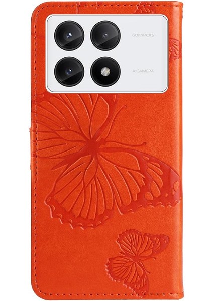 Xiaomi Poco X6 Pro 5g Için Flip Case Kart Yuvası Standı ile Kickstand Pu Çevirin (Yurt Dışından)