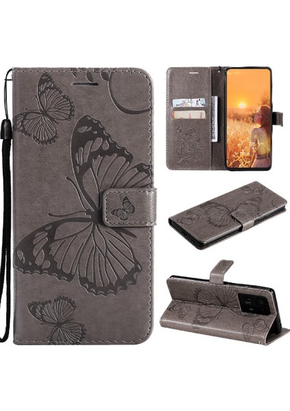 Xiaomi Mix 4 Flip Kickstand Darbeye Kapak Pu Deri ile Flip Case (Yurt Dışından)