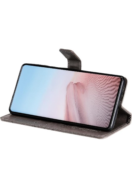 Xiaomi Mix 4 Flip Kickstand Darbeye Kapak Pu Deri ile Flip Case (Yurt Dışından)
